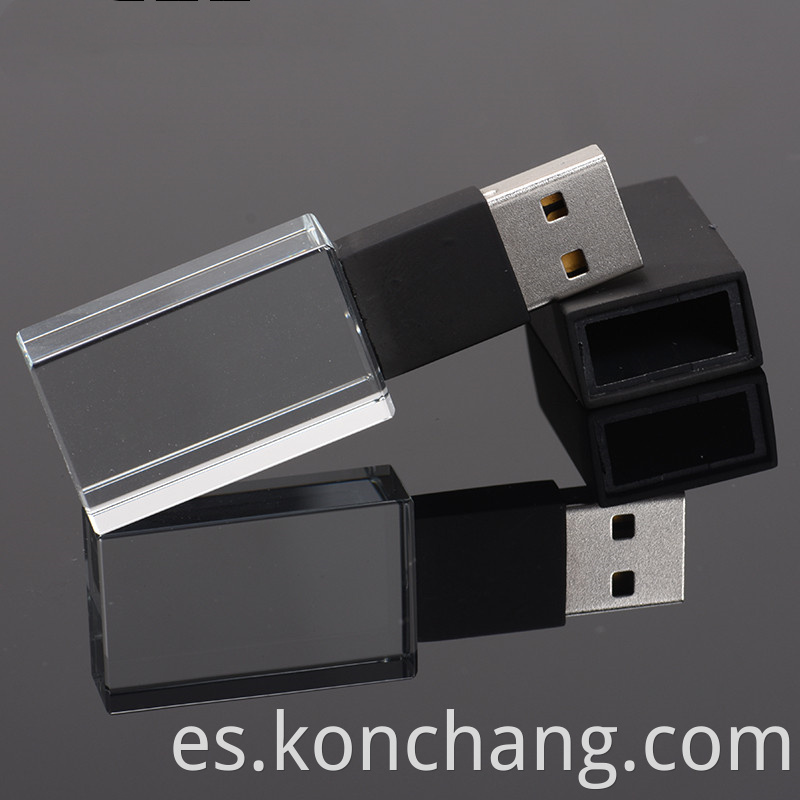 Black Glass USB Flash Drive